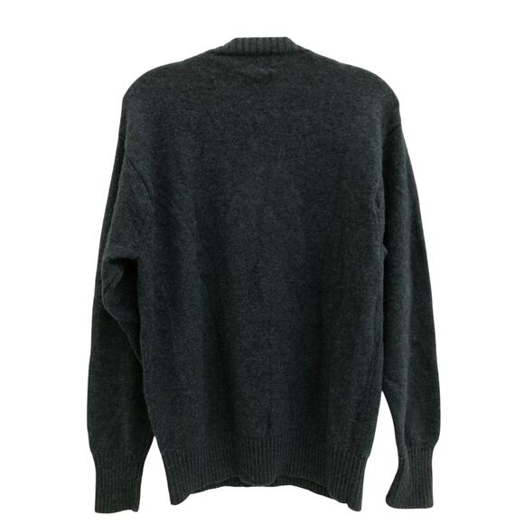 Pendleton Washable Wool Dark Teal Crewneck Sweater L- Read - Picture 3 of 4